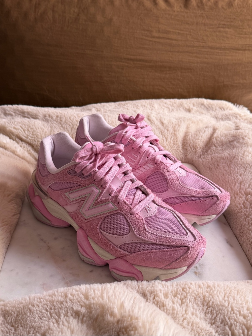 NEW BALANCE 9060 Sneakers in Overdye Pink | ASOS Exclusive